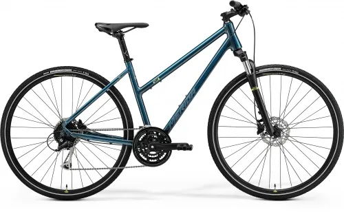 Велосипед 28 Merida CROSSWAY 100 L teal-blue(silver-blue/lime)