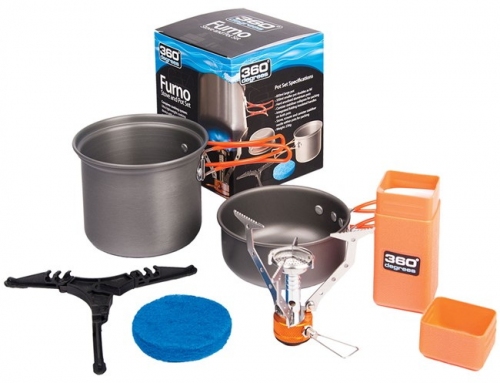 Газовая горелка 360° Degrees Furno Stove and Pot Set