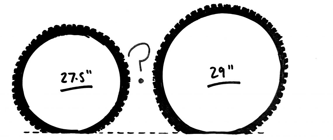 розмір колес велосипеда у чому різниця