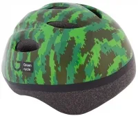 Шлем детский Green Cycle Pixel размер 50-54см хаки/зелёный/салатовый лак 2