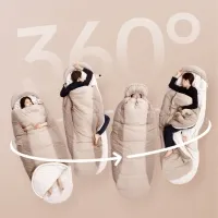 Спальный мешок Naturehike PS200 CNK2350WS026 (9°C) 220 см, beige 4
