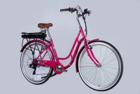 Велосипед 28" Dorozhnik RETRO DD FR 36B 12.5А*г 250Вт (2025) розовый 0