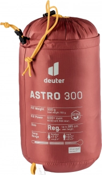 Спальник Deuter Astro 300 (5908) redwood-curry левый 3