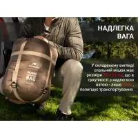 Спальный мешок Naturehike MJ600 CNK2300SD014 (-5°C) 205 см, brown 10
