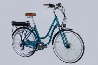 Велосипед 28" Dorozhnik eCORAL DD FR 36B 12.5А*г 500Вт (2025) темно-бирюзовый 0