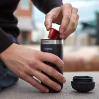 Портативна еспресо-кавоварка Wacaco Nanopresso з адаптером для капсули, grey 5