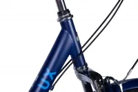 Велосипед 26" Dorozhnik LUX AM (2024) синий с голубым (м) с багажником и крыльями 0