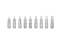 Набор бит Topeak Torx BitKit 9, 9 pcs high quality ratchet tool use Torx bits, 30mm height with knurling for easy use 1