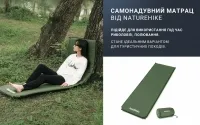 Матрас самонадувающийся Naturehike NH20DZ003, 50 мм, grey 8