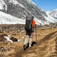 Рюкзак Naturehike Rock NH20BB113, 45L, black 3