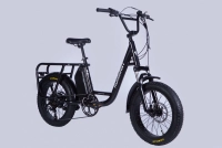 Велосипед 20" Dorozhnik eADAMANT DD FR 48B 17.5А*г 500Вт (2025) черный 0