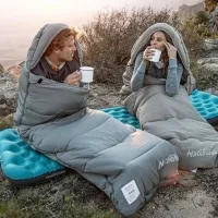 Спальный мешок Naturehike M300 NH20MSD02 (6°C) 220 см (левый), green 9