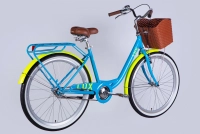 Велосипед 26" Dorozhnik LUX Velosteel (2025) голубой 1