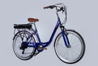 Велосипед 26" Dorozhnik eLUX Vbr FR 36B 12.5А*г 500Вт (2025) сиреневый  0
