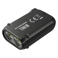 Ліхтар ручний наключний Nitecore TINI 2 (2xOSRAM P8, 500 лм, 5 реж., USB Type-C), black 4
