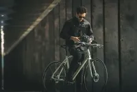 Велосипед 28" Merida CROSSWAY 100 (2021) glossy black(matt silver) 0