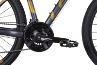 Велосипед 27.5" Leon XC-LADY SE AM Hydraulic lock out DD (2022) антрацитовий з золотим (м) 2
