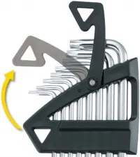 Шестигранники Topeak Torx Wrench Set, T7/T9/T10/T15/T20/T25/T27/T30, 8 tools 0