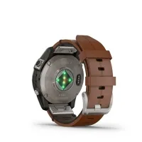 Смарт часы Garmin Fenix 7 Pro Sapphire Solar Titanium with сhestnut leather band 4