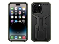 Чехол Topeak RideCase only, works with iPhone 14 Pro Max, black/green 2