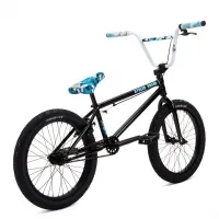 УЦІНКА - Велосипед BMX 20" Stolen STEREO (2021) 20.75" BLACK W/ SWAT BLUE CAMO 3