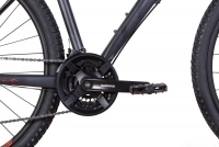 Велосипед 29" Leon TN-80 SE AM Hydraulic lock out HDD (2022) графитовый с черным и оранжевым (м) 2