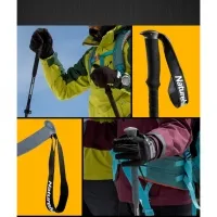 Треккинговая палка 3-секционная Naturehike NH17D017-D, 56-120 см, grey 4