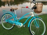 Велосипед 26" ELECTRA Super Deluxe 3i Ladies' (Alloy) Aqua/Cream 0