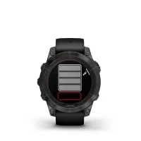 Смарт часы Garmin Fenix 7 Pro Sapphire Solar Edition Carbon Grey DLC Titanium with black band 3