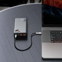 Универсальная мобильная батарея Baseus Adaman Metal 20000mAh, PD 65W, USB-C, 2xUSB QC 3.0 3