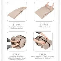 Спальный мешок Naturehike PS200 CNK2350WS026 (9°C) 220 см, beige 10