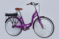 Велосипед 26" Dorozhnik eAQUAMARINE BH 36B 12.5А*г 350Вт (2025) сиреневый 0
