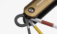 Мультитул Topeak Hex Combo, heavy duty folding tool, Aluminum body w/8 pcs CR-V Hex tools, w/key ring 3