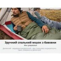 Спальный мешок Naturehike Summer LW180 NH21MSD09 (15°C) 205 см XL (левый), green 3