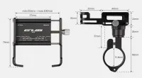 Тримач гаджета GUB_P-11, з поворотним механізмом на 360 градусів 0