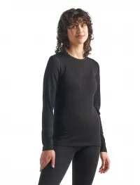 Термофутболка з довгим рукавом ICEBREAKER Women Merino 260 Tech LS Crewe black 5