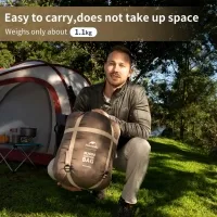 Спальный мешок Naturehike MJ600 CNK2300SD014 (-5°C) 205 см, brown 2