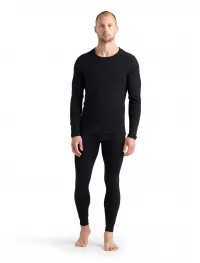 Термофутболка з довгим рукавом ICEBREAKER Men Merino 260 Tech LS Crewe black 5