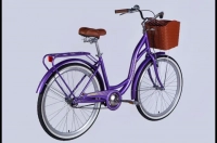 Велосипед 28" Dorozhnik AQUAMARINE BH (2025) фіолетовий  1