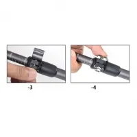 Треккинговая палка 3-секционная Naturehike NH17D017-D, 56-120 см, grey 5