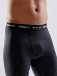 Термобілизна комплект чоловіча Craft Wool Merino SET M black melange (1909711-998000) 4