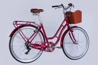 Велосипед 28" Dorozhnik CORAL Vbr FR (2025) рубіновий 1