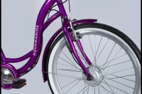 Велосипед 26" Dorozhnik eAQUAMARINE BH 36B 12.5А*г 350Вт (2025) сиреневый 2