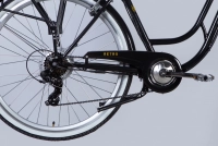 Велосипед 28" Dorozhnik eRETRO Vbr FR 36B 12.5А*г 500Вт (2025) чорний  3