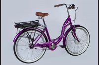 Велосипед 26" Dorozhnik eAQUAMARINE BH 36B 12.5А*г 350Вт (2025) сиреневый 1