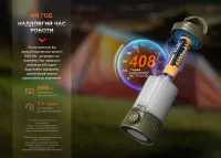 Фонарь кемпинговый Fenix CL26R Pro, серый камуфляж 12