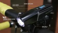 Фара Moon Vortex Pro 1300 люмен, съемный аккумулятор 3350мАч, USB TYPE-C кабель, black 6