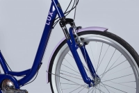 Велосипед 26" Dorozhnik eLUX Vbr FR 36B 12.5А*г 500Вт (2025) сиреневый  4