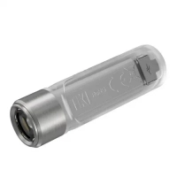 Ліхтар ручний наключний Nitecore TIKI (Osram P8 LED + UV, 300 лм, 7 реж., USB), прозорий 0