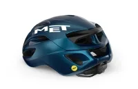 Шлем MET RIVALE (MIPS) teal blue metallic glossy 0